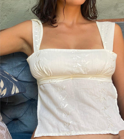Fresca top in Pale yellow