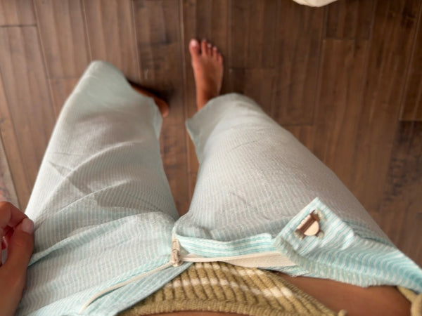 Linen capri