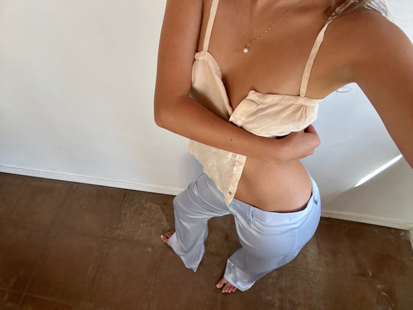 Aure Pants in Blue Iris