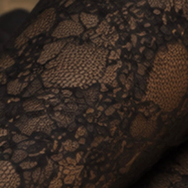 Black Odette Lace Pants