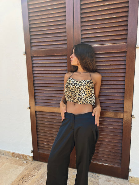 Leopard Athena Top