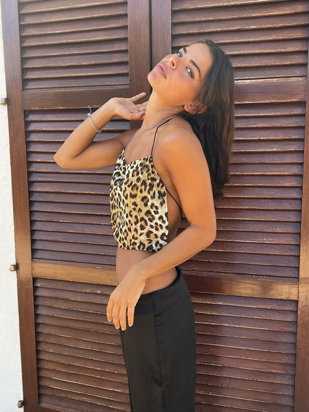 Leopard Athena Top