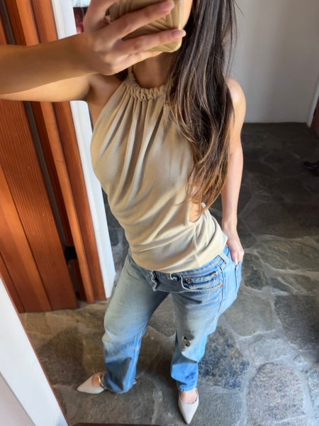 Inés knit halter