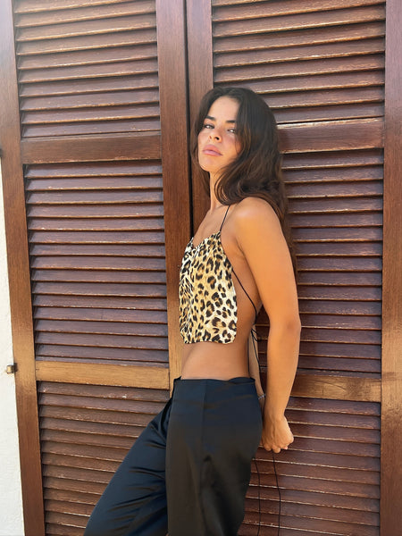 Leopard Athena Top