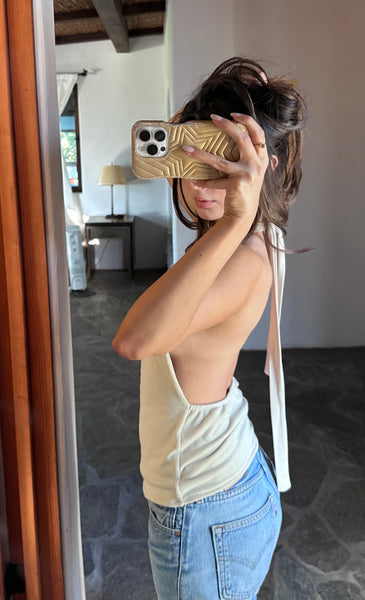 Inés knit halter