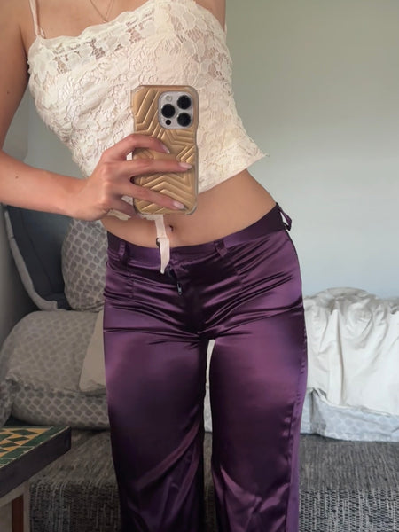 Veronica plum pants