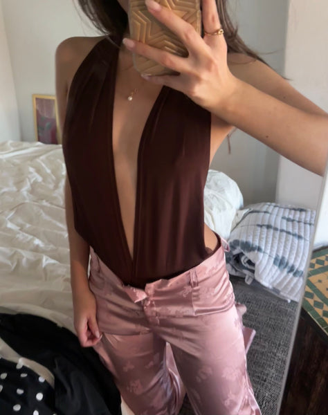 Vera V backless bodysuit