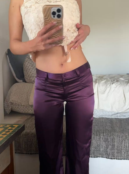 Veronica plum pants