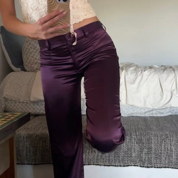 Veronica plum pants