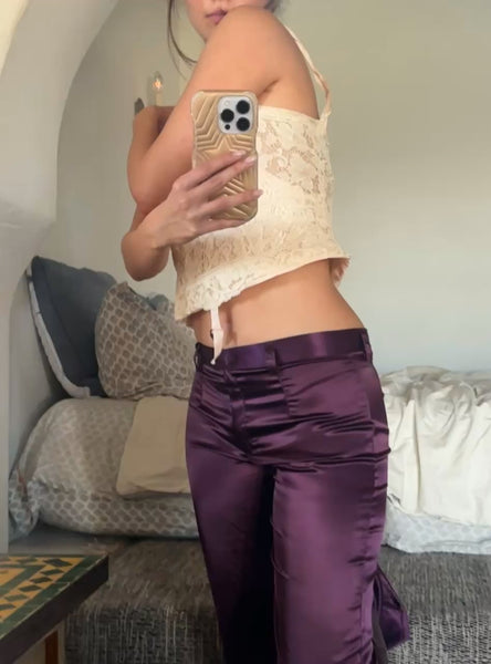 Veronica plum pants
