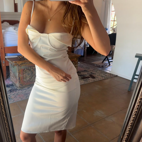 Léon Midi Skirt in Creme