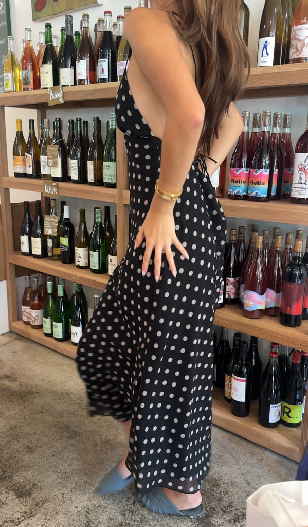 Aurelia Polkadot Midi dress Enduring Kairos Aurelia Polkadot Midi dress Enduring Kairos