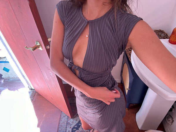 Grey Ilona Mini Dress