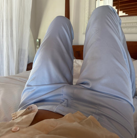 Aure Pants in Blue Iris