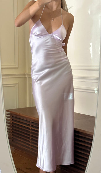 Lavender Syros Midi Dress