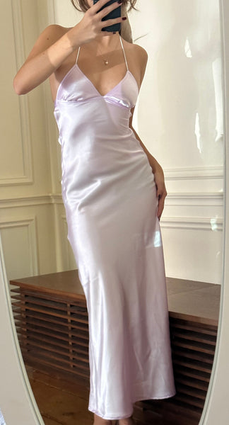 Lavender Syros Midi Dress