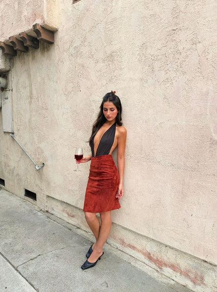 Vera V backless bodysuit