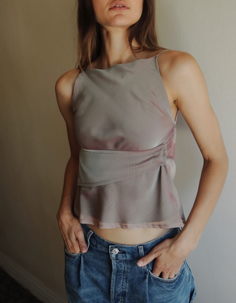 The Angèle Top - Cranberry Rosso